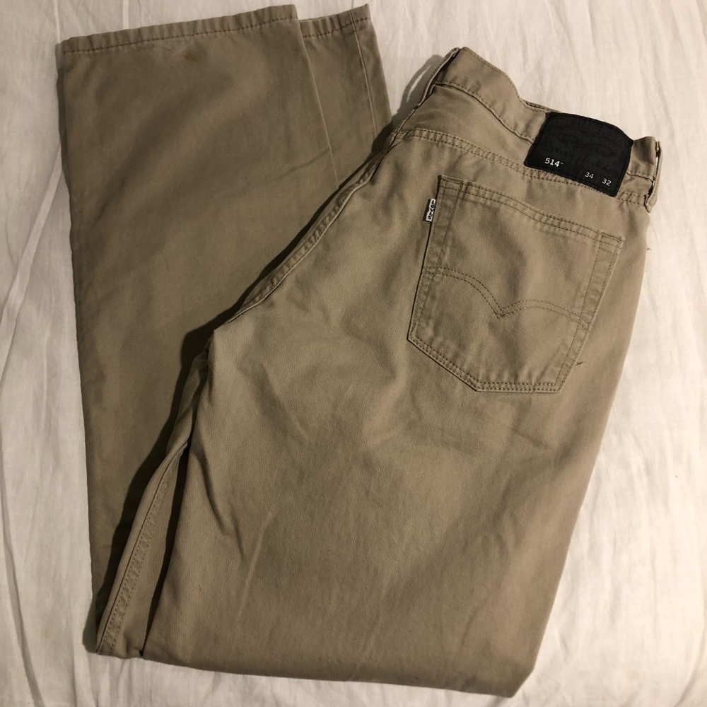 Levi’s 514 men’s khakis size W34 L32. - Picture 5 of 9
